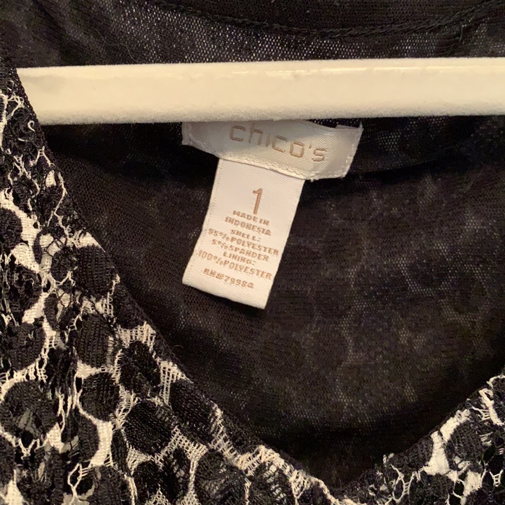 Chico's Patterned Blouse - image 4